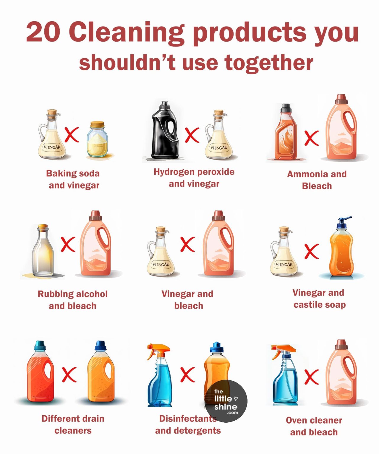 20 Household Cleaning Products You Should Never Mix Together - The ...