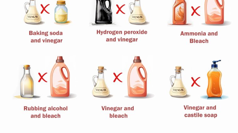 20 Household Cleaning Products You Should Never Mix Together