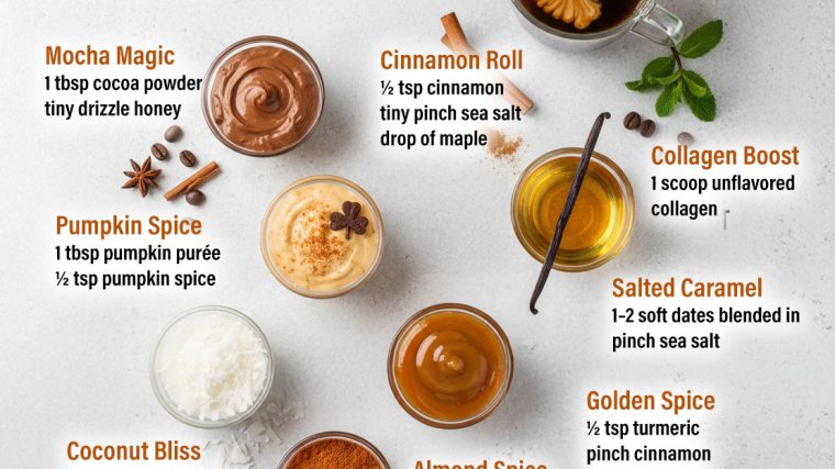 Homemade Flavoured Coffee Creamer with 20 different flavors