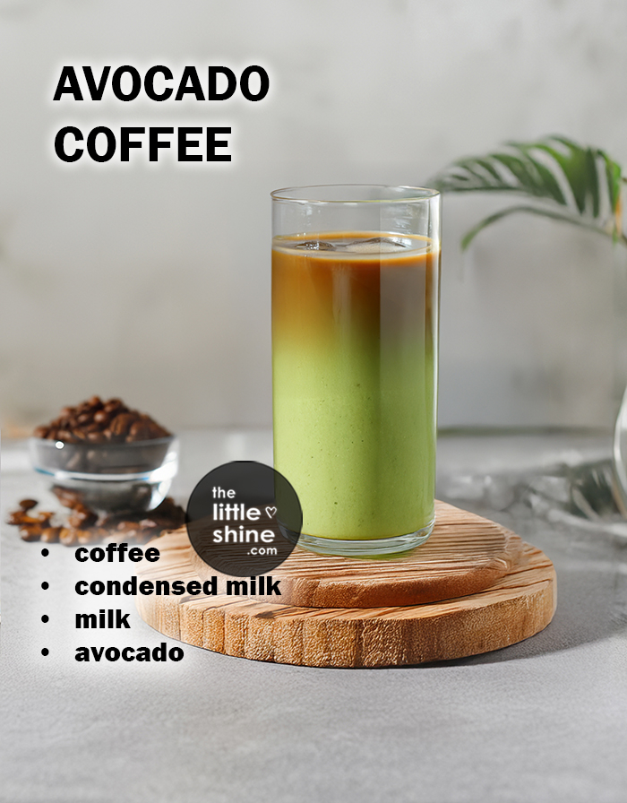 Avocado Coffee - Love Avocados? Try it in your coffee.