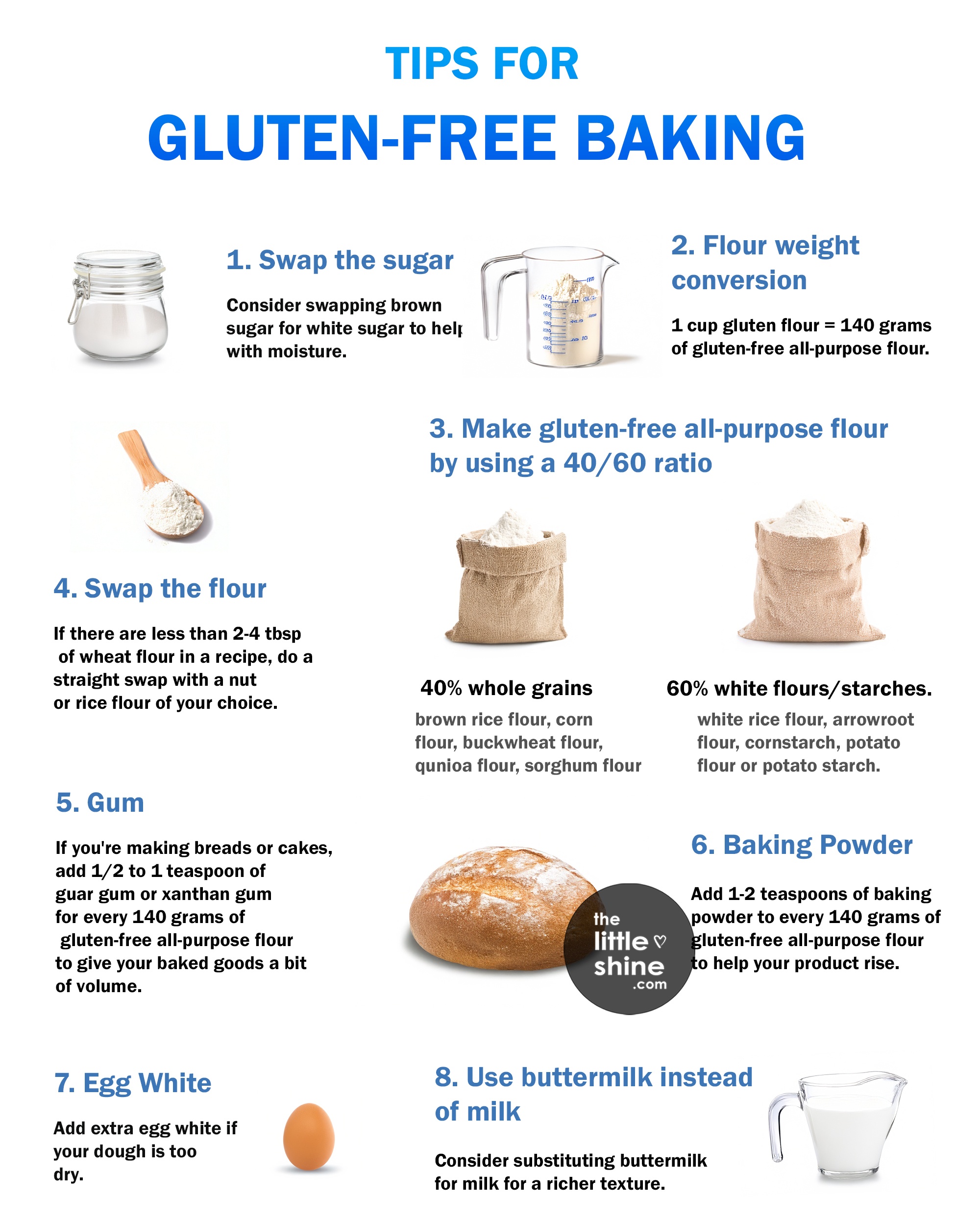 Tips for Gluten Free Baking