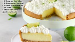 Key lime pie