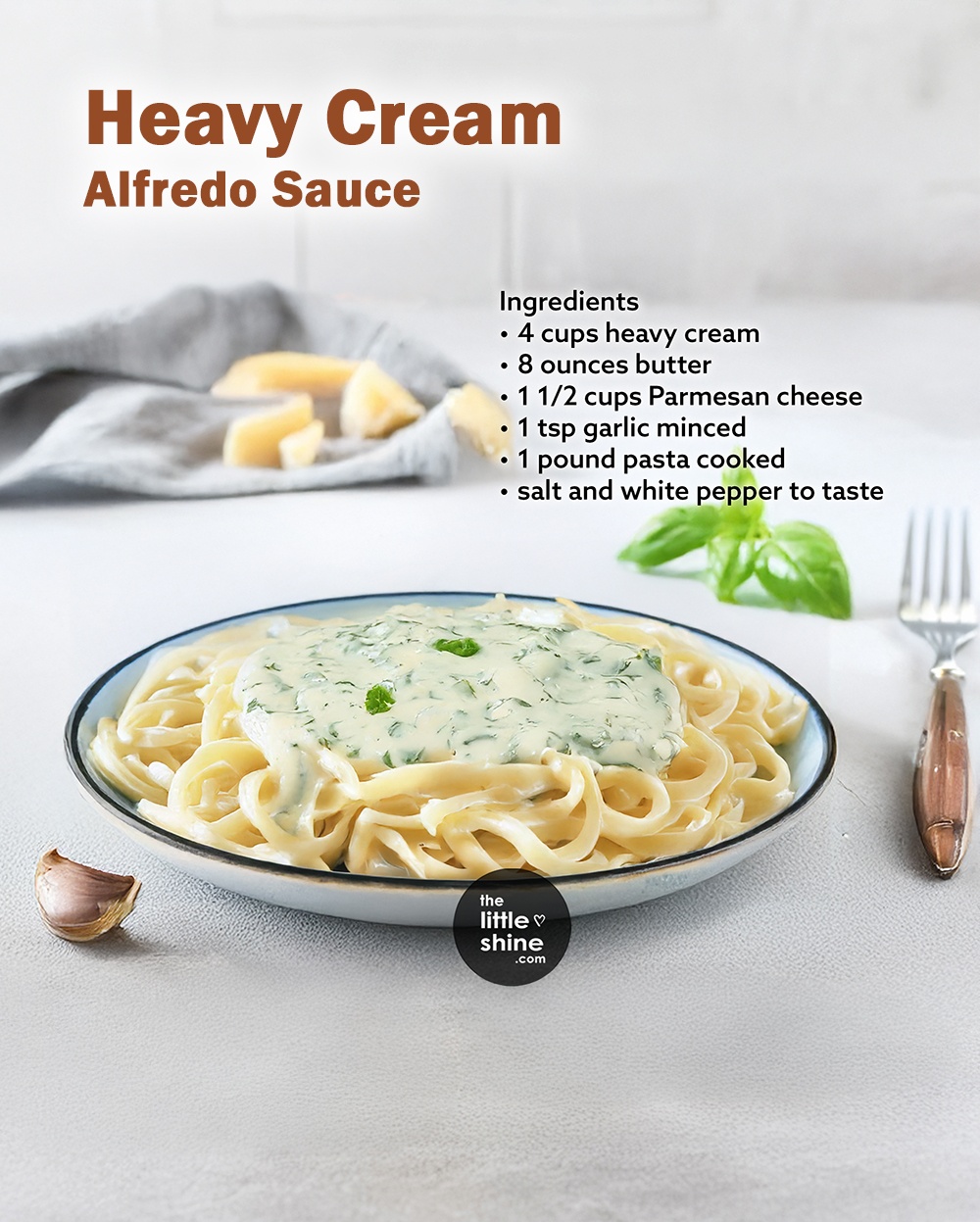  Alfredo Sauce with Heavy Cream