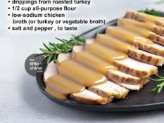 Turkey gravy with drippings -