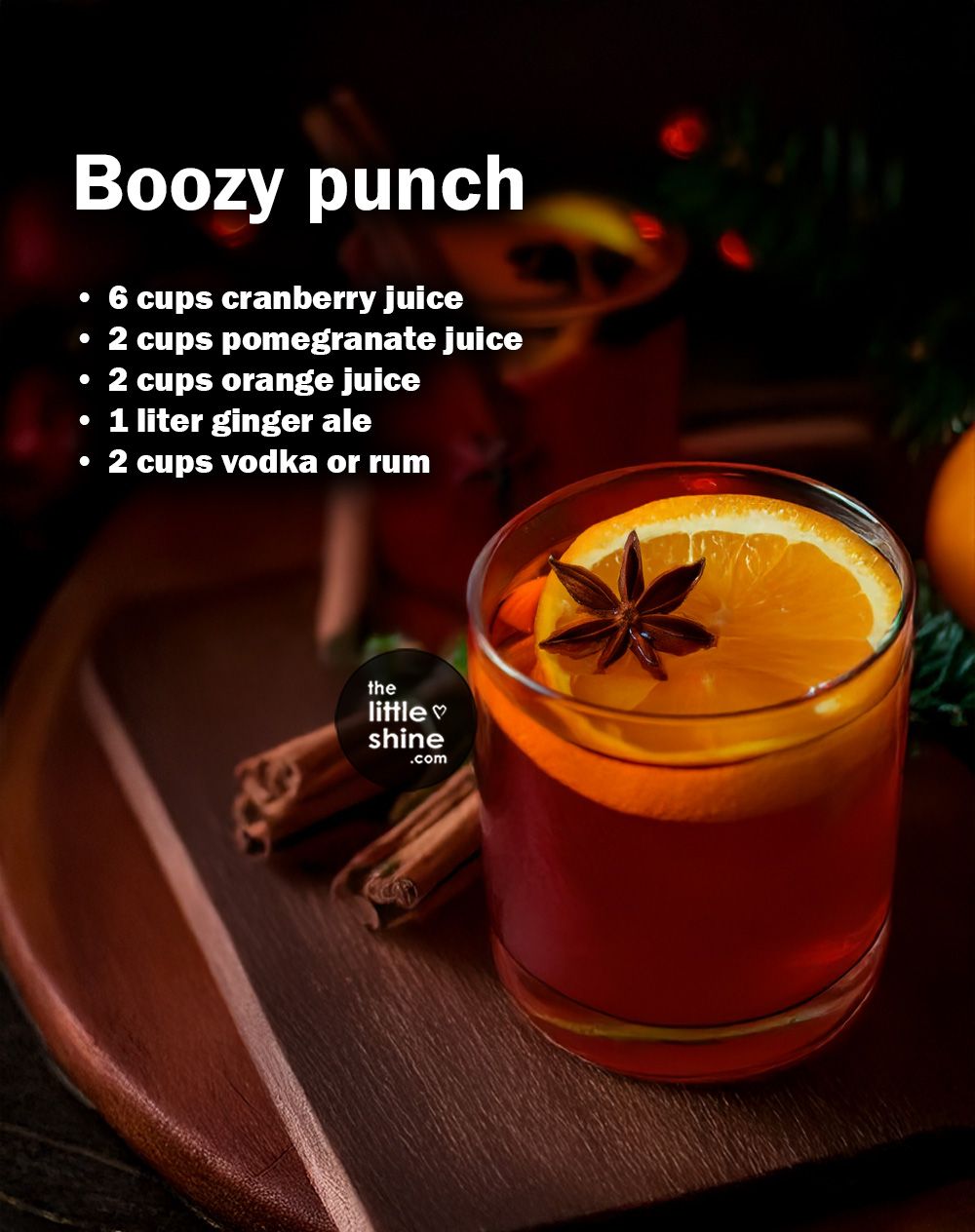 Orange boozy Punch