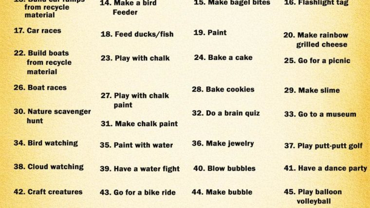 101 Screen-Free Activities