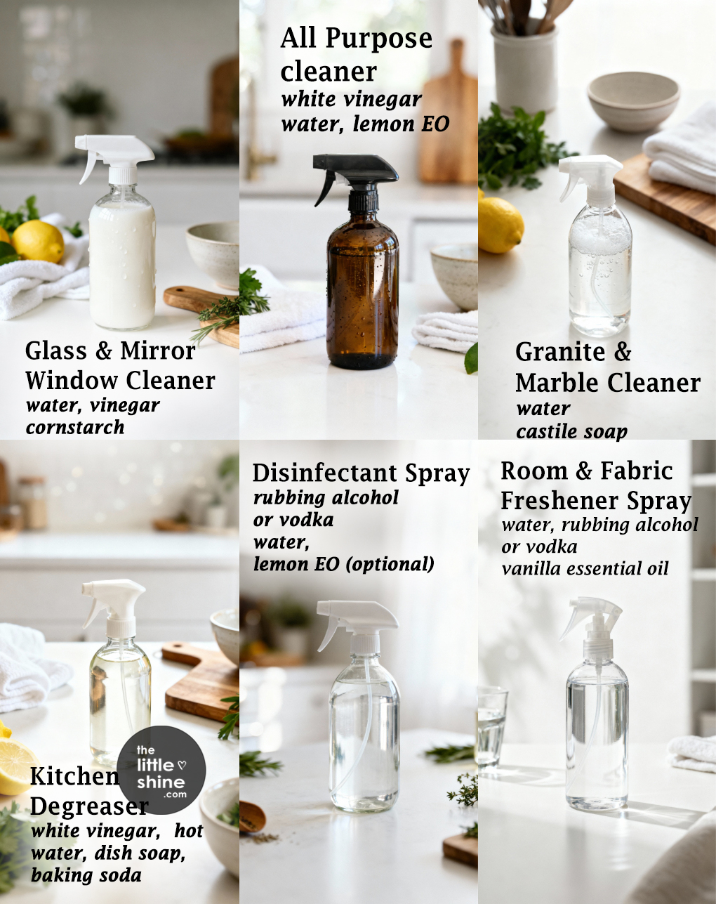 DIY Natural Cleaning Sprays for a Healthier Home