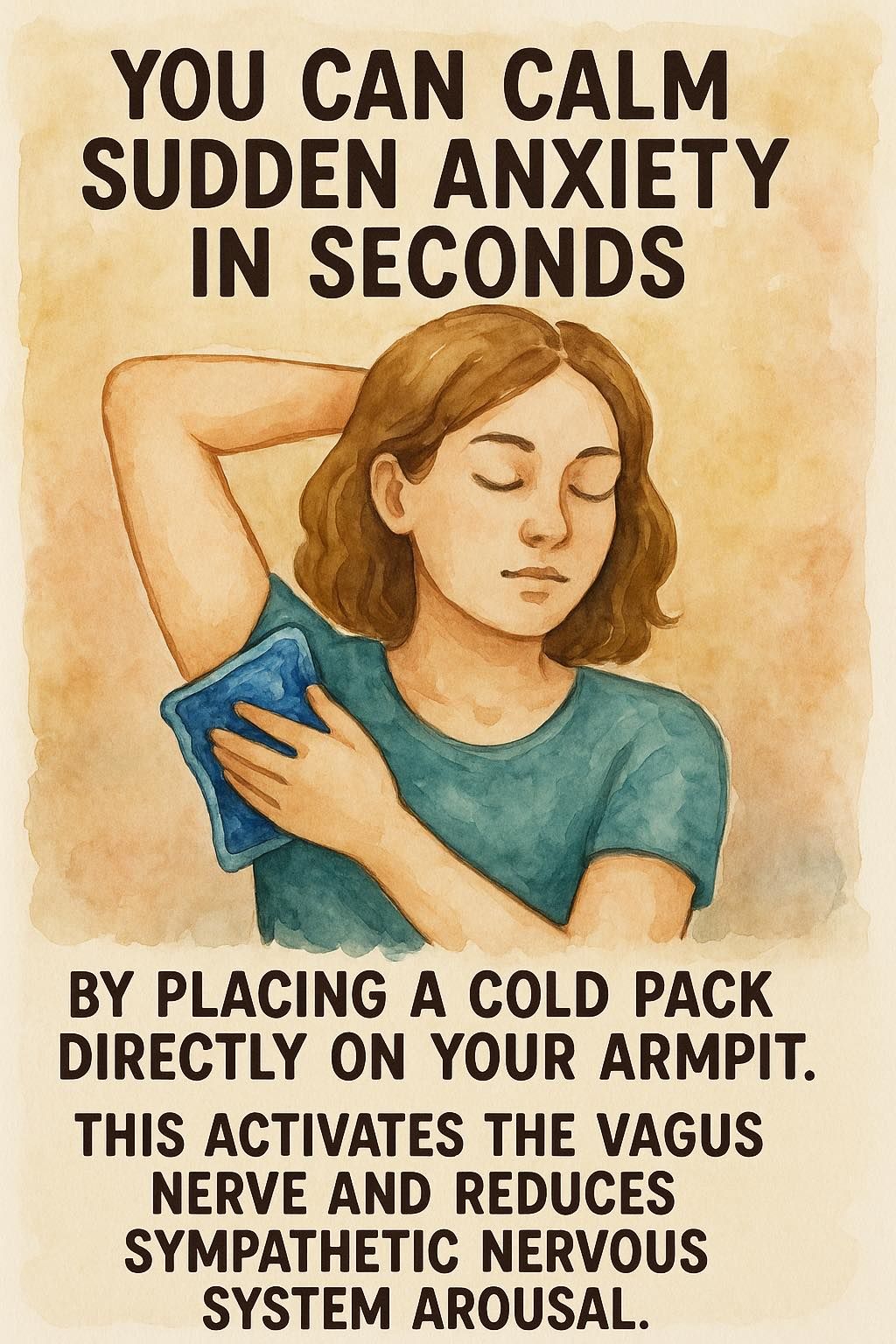 Anxiety Hack: Cool Your Armpits!