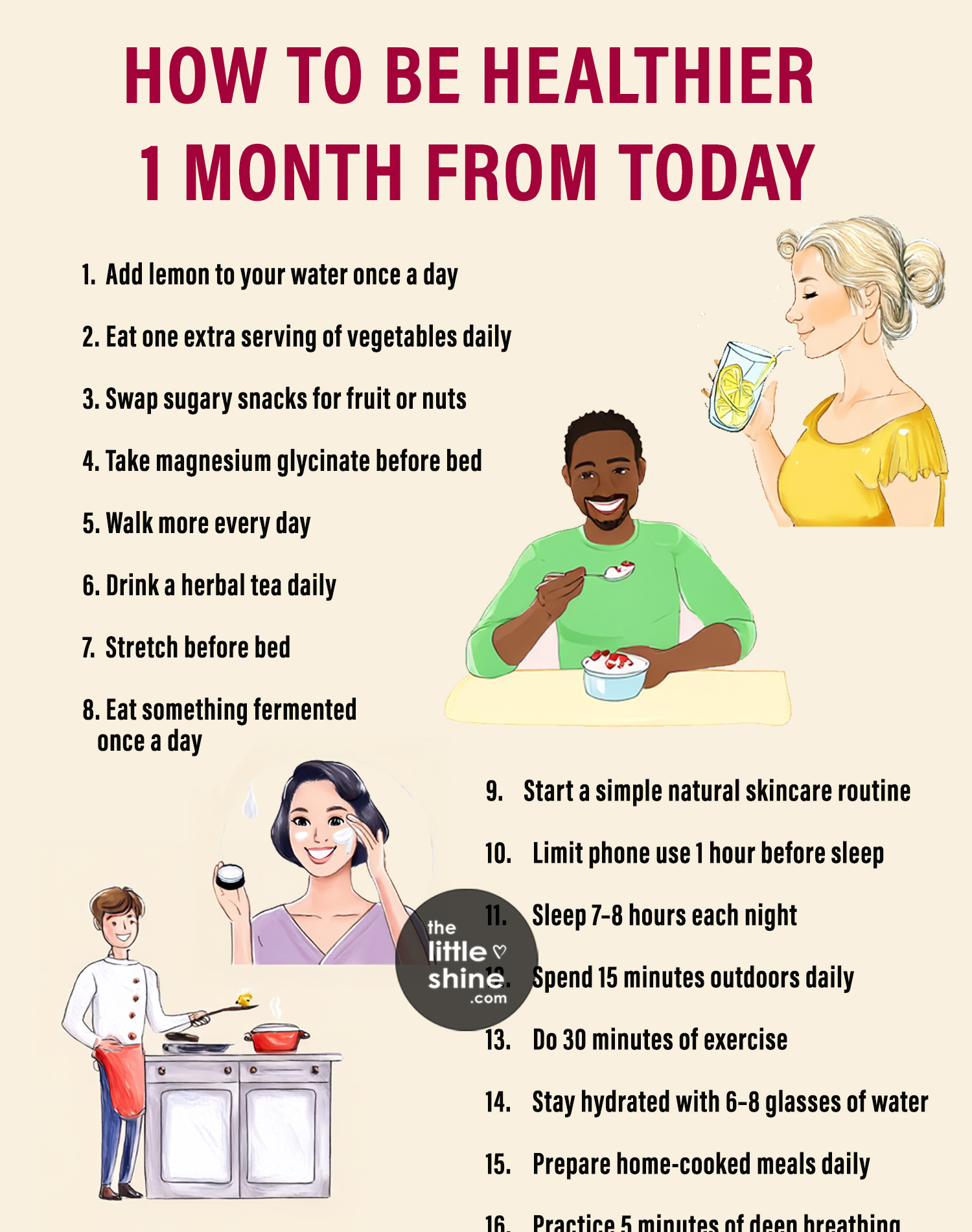 Your 25-Step Blueprint to a Healthier You in Just One Month