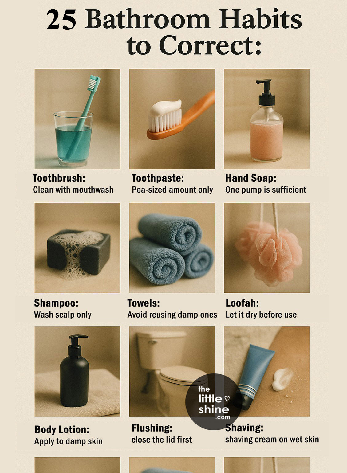 25 Bathroom Habits You Need to Fix Right Now