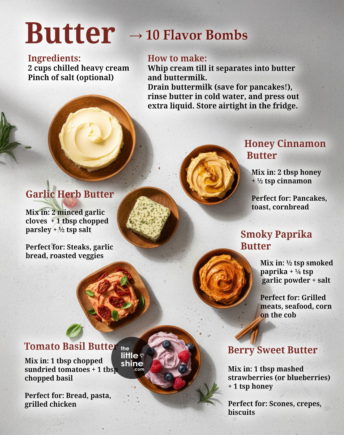 10 Ways to Upgrade Plain Butter