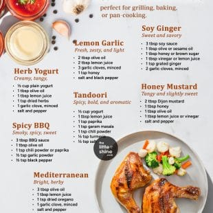 🍗 7 Easy Chicken Marinades for Every Mood
