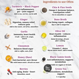 🌱 30 Healing Ingredients to Add to Your Daily Life
