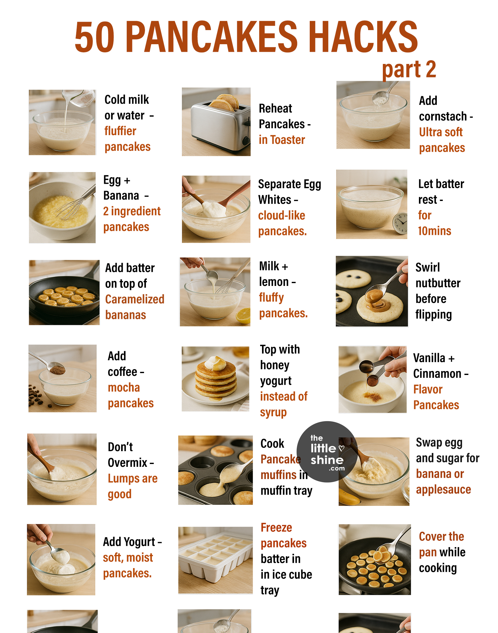 🥞 50 Genius Pancake Hacks