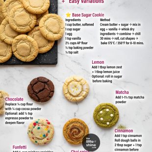 🍪 Master Sugar Cookies + Easy Flavor Variations