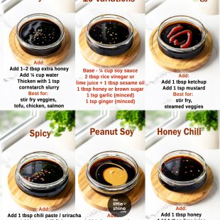 Soy Sauce Base + 10 Flavor Variations for Every Dish