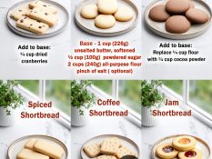 The Ultimate Guide to 3-Ingredient Shortbread Cookies (Base + Creative Variations)