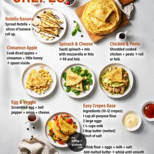 Easy Crepes Recipe + 10 Sweet & Savory Variations