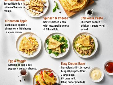Easy Crepes Recipe + 10 Sweet & Savory Variations