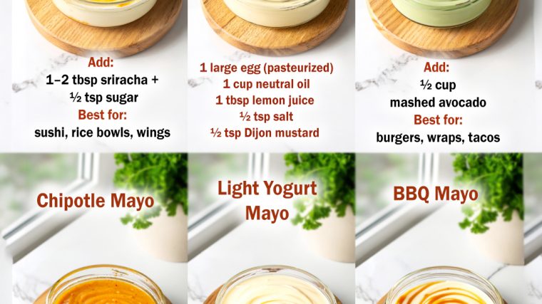Homemade Mayonnaise + 12 Flavor Variations
