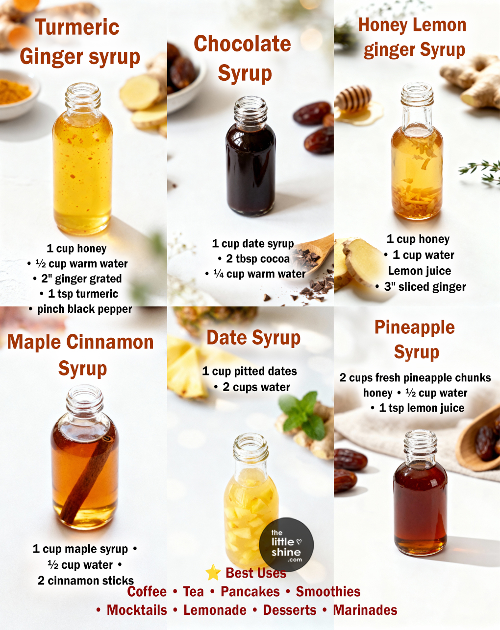 6 Healthy No-Refined-Sugar Syrups You Can Make at Home 