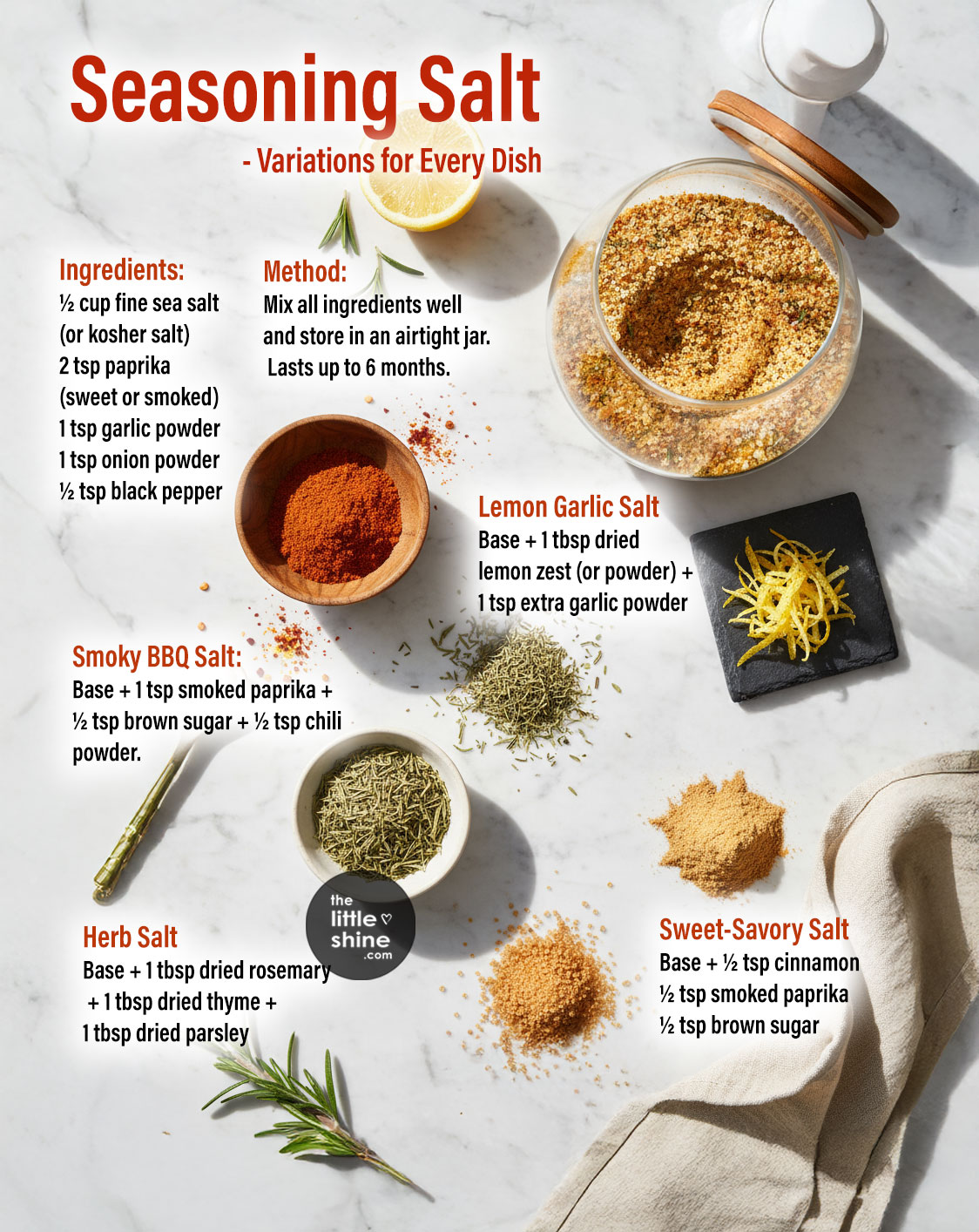 Seasoning Salt – Variations for Every Dish