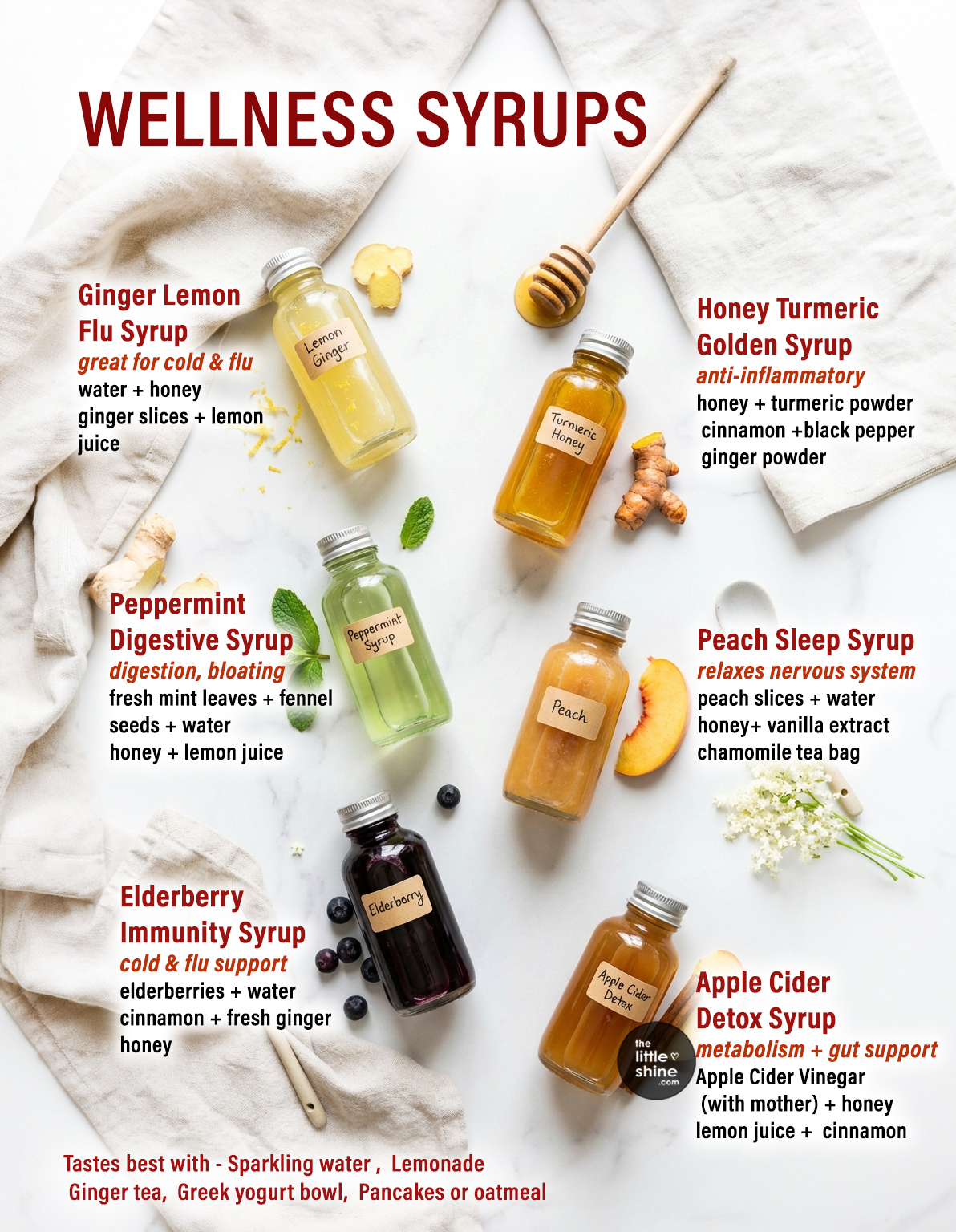 WELLNESS SYRUPS – Natural Homemade Boosters for Everyday Health