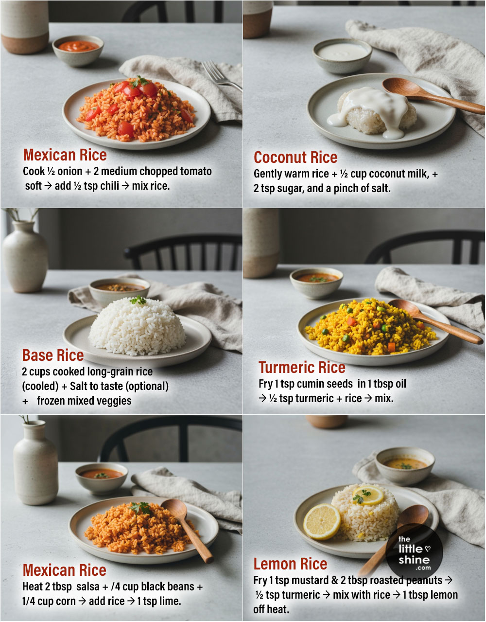 6 Easy Rice Variations Using Leftover Rice
