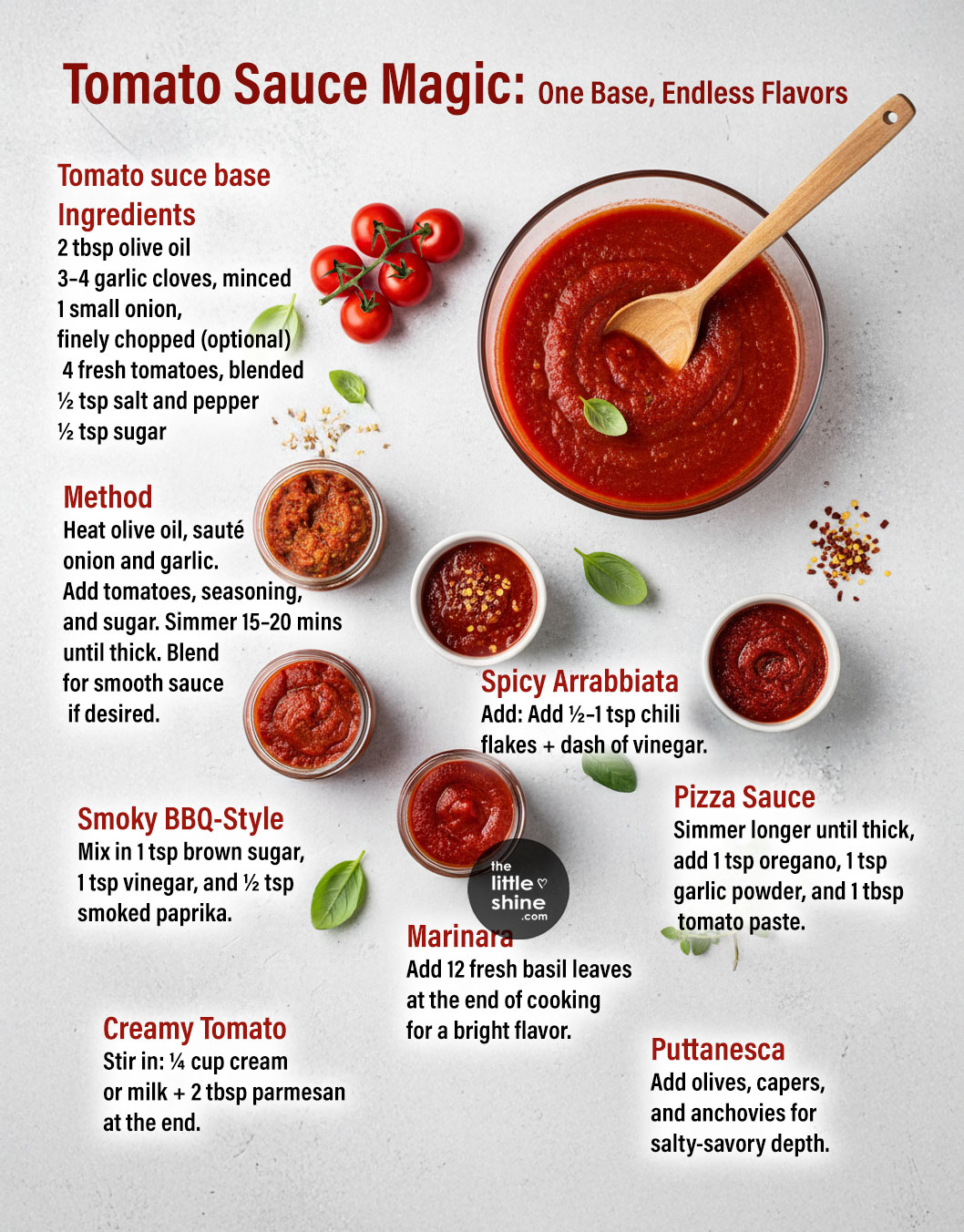 Tomato Sauce Magic: One Base, Endless Flavors