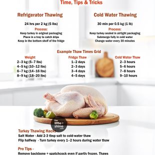 🦃 The Ultimate Turkey Thawing Guide: Methods, Timing & Smart Hacks