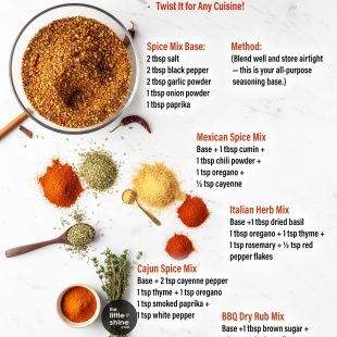 Master Spice Mix: Your All-Purpose Seasoning Base + Easy Global Twists