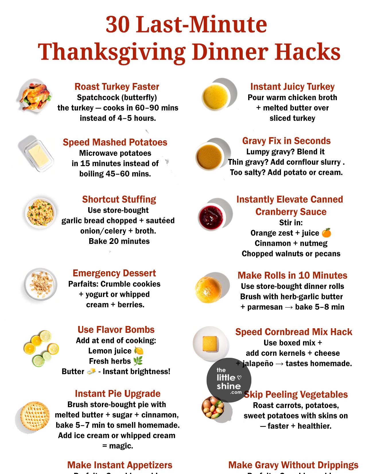 The Ultimate Last-Minute Thanksgiving Dinner Hacks
