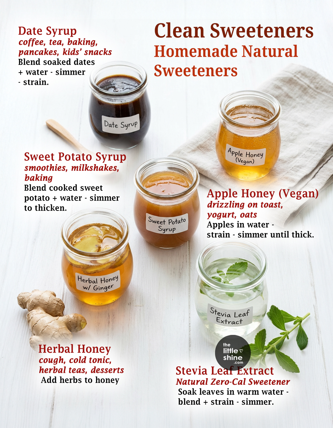 🌿 Homemade Natural Sweeteners: Easy Recipes You Can Make at Home