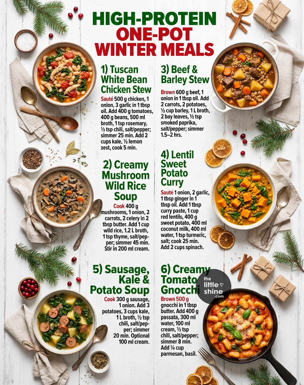 6 High-Protein One-Pot Winter Meals