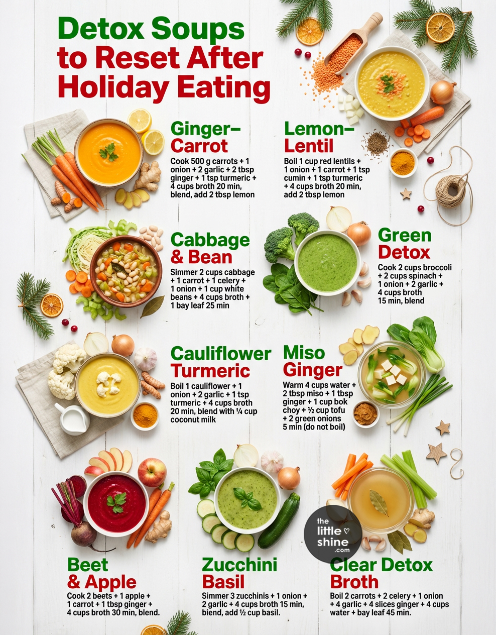 Detox Soups to Reset After Holiday Eating: Nourish, Restore, Rebalance