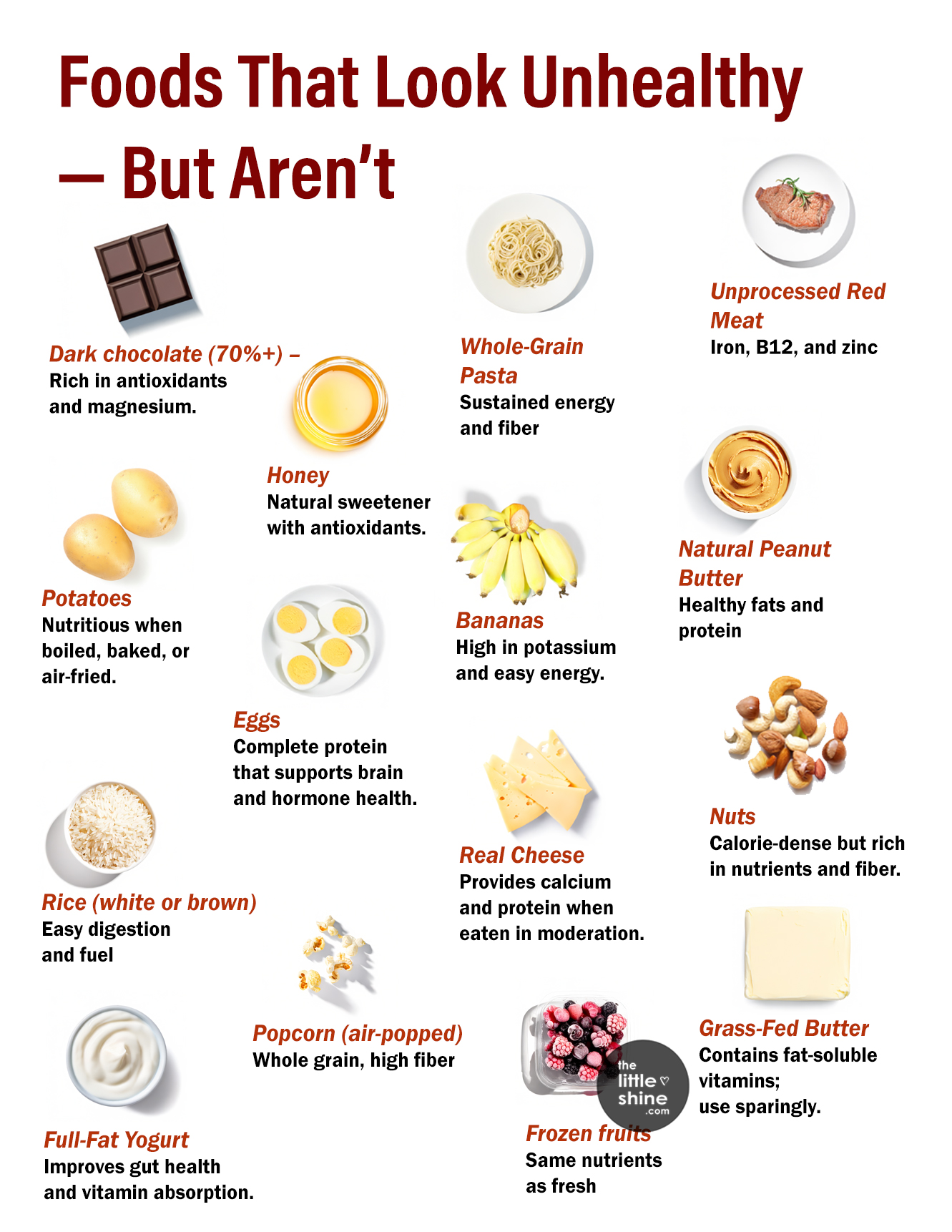 Foods That Look Unhealthy — But Aren’t