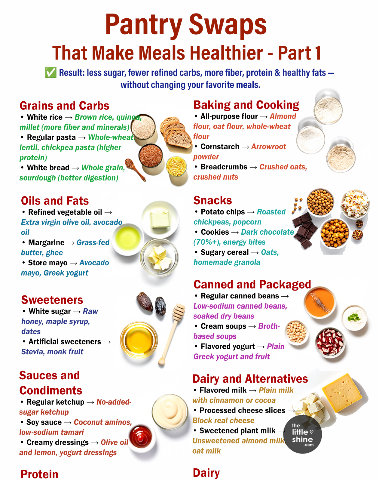 🥫 Pantry Swaps That Make Meals Healthier (Without Changing Your Favorite Foods) - Part 1 