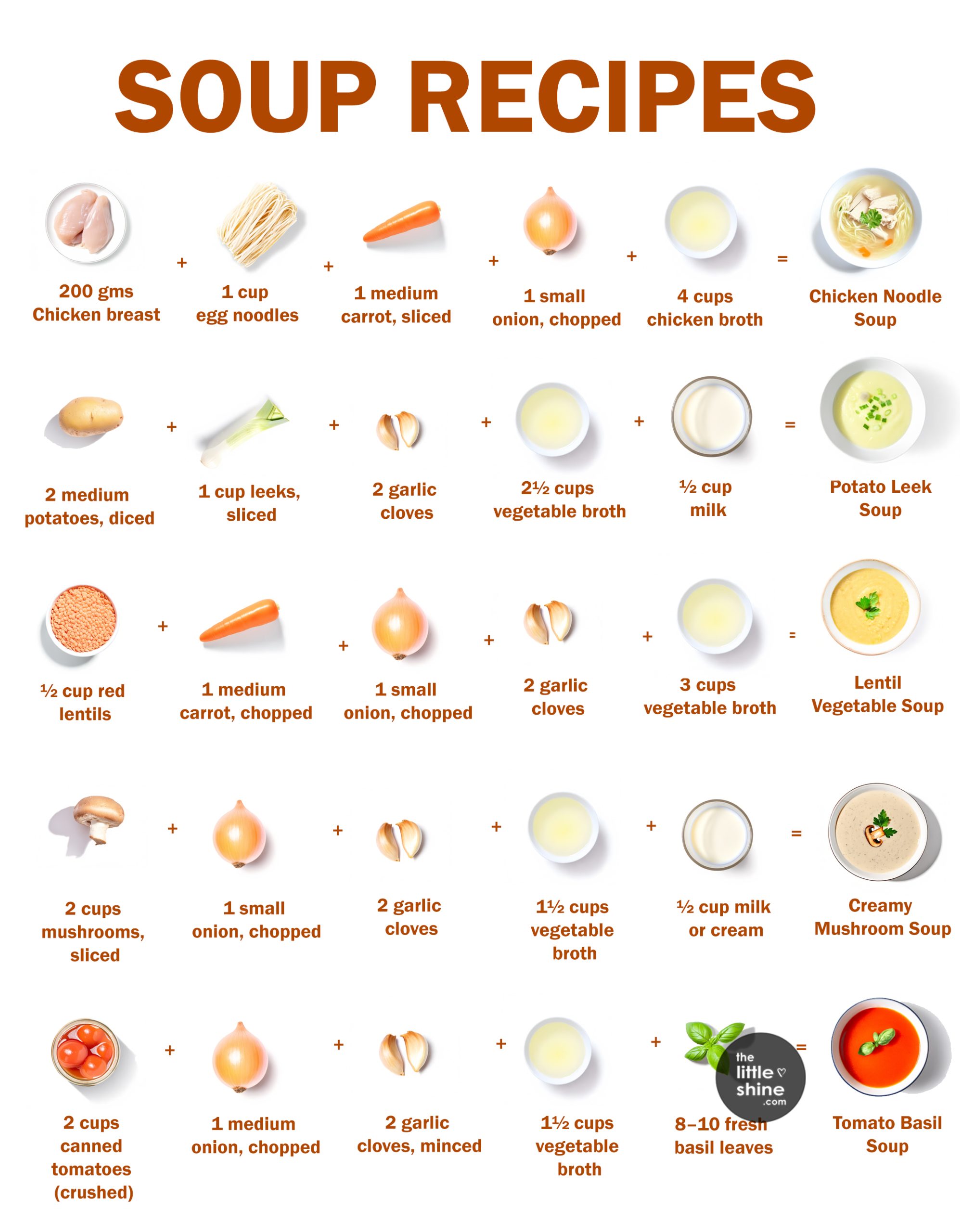 5 Easy Homemade Soup Recipes Using Simple Ingredients