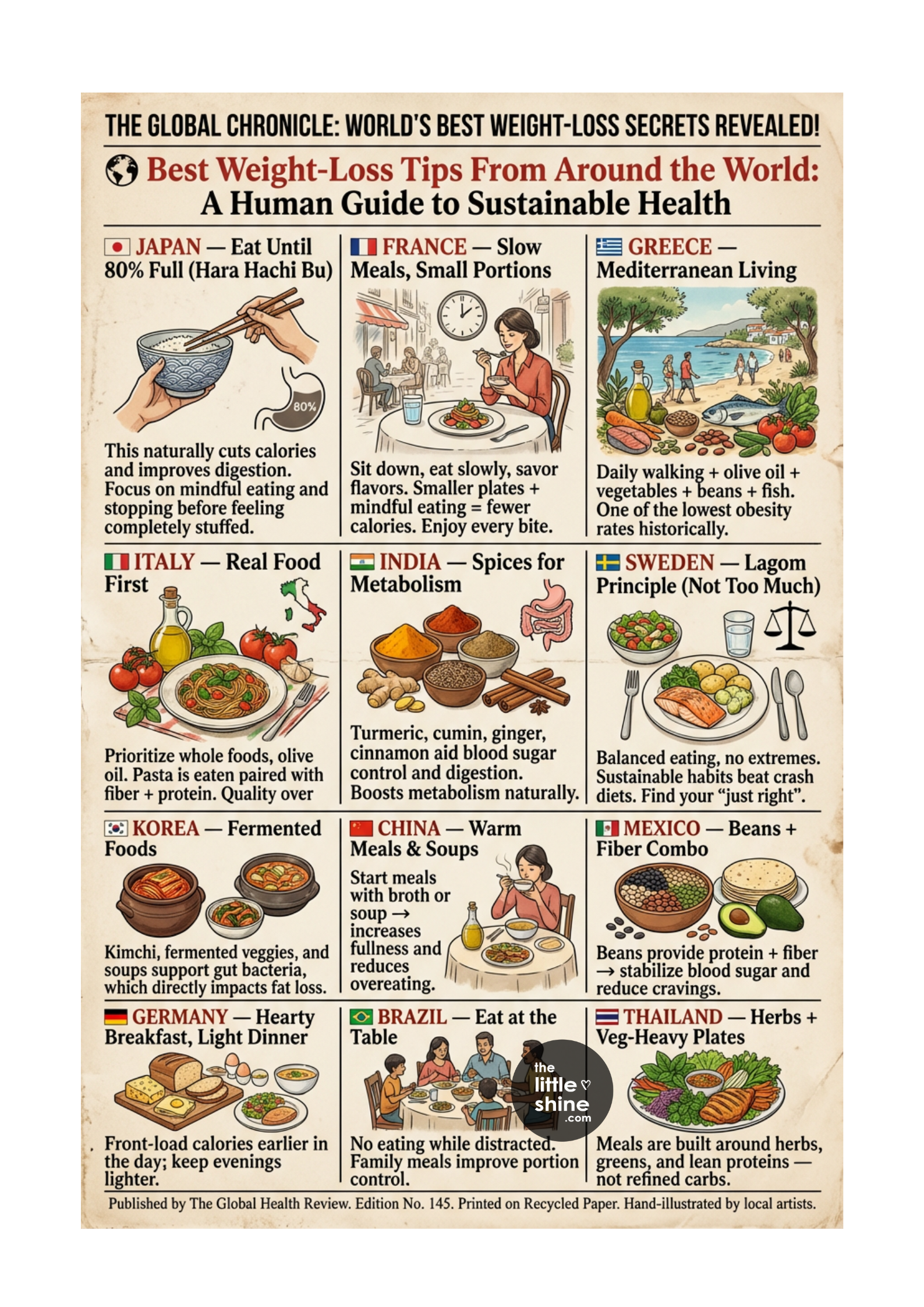 Weight Loss Secrets From Around the World: Healthy Habits That Actually Work