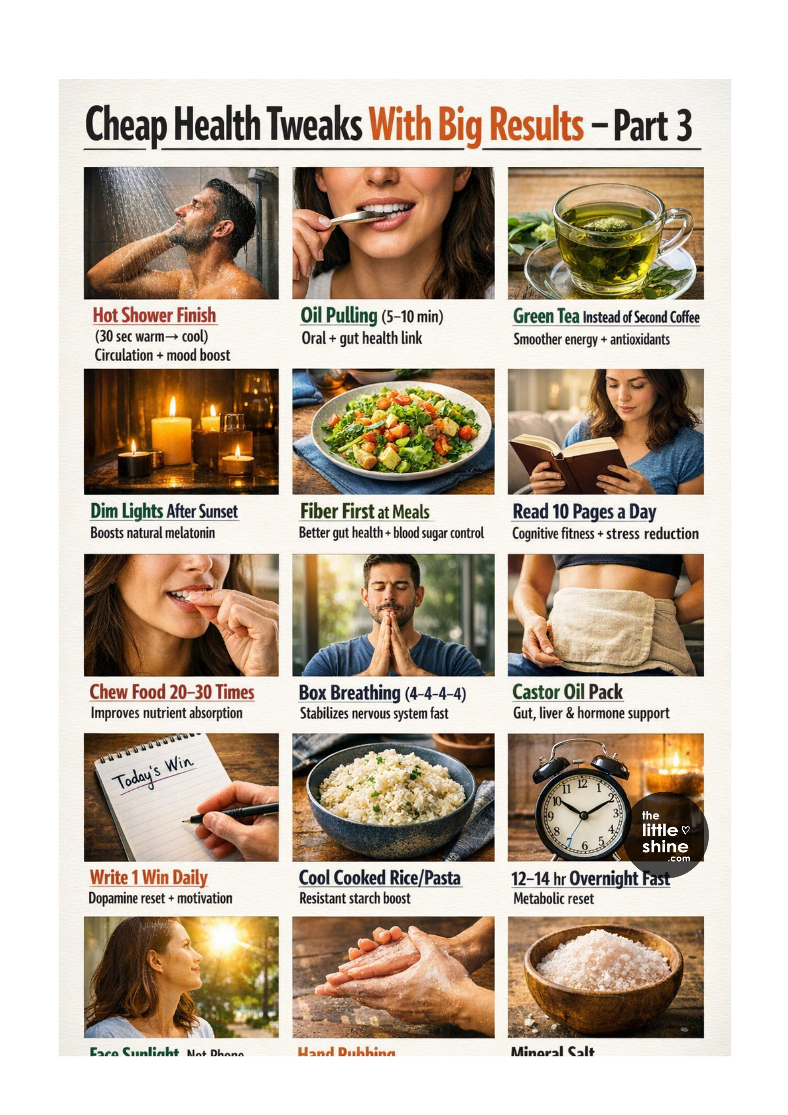 Cheap Health Tweaks With Big Results (Part 3)