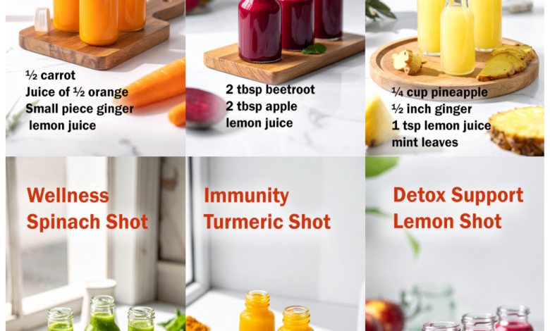 6 Powerful Wellness Shots You Can Make at Home