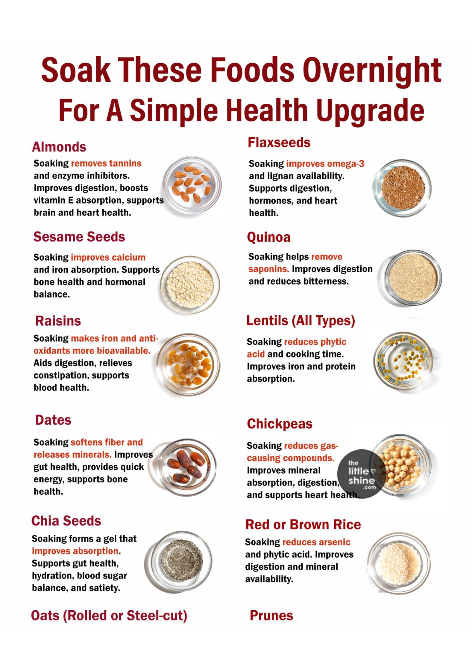 Soak These Foods Overnight: Why It Matters and What to Soak