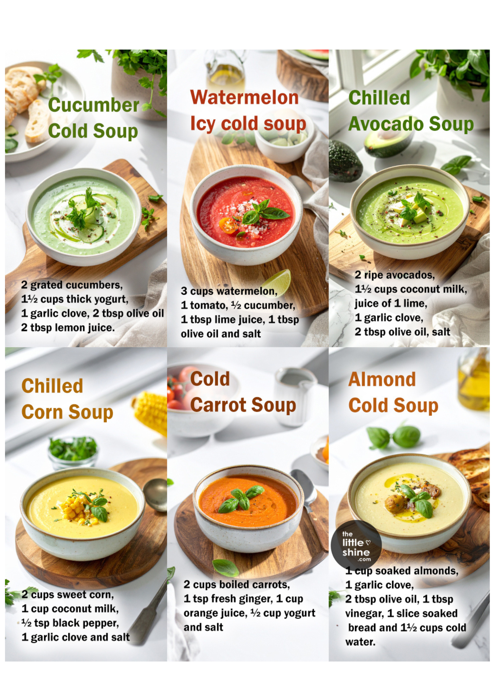 6 Refreshing Chilled Soups for Hot Days