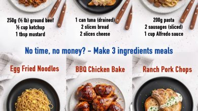 No Time, No Money? Try These 6 Easy 3-Ingredient Meals