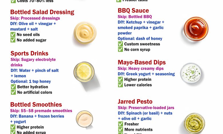 DIY It — Don’t Buy It - Save money. Reduce additives. Control ingredients.