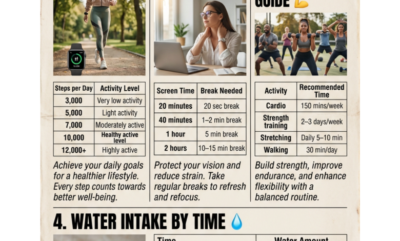 10 Simple Health Charts Everyone Should Know 📊