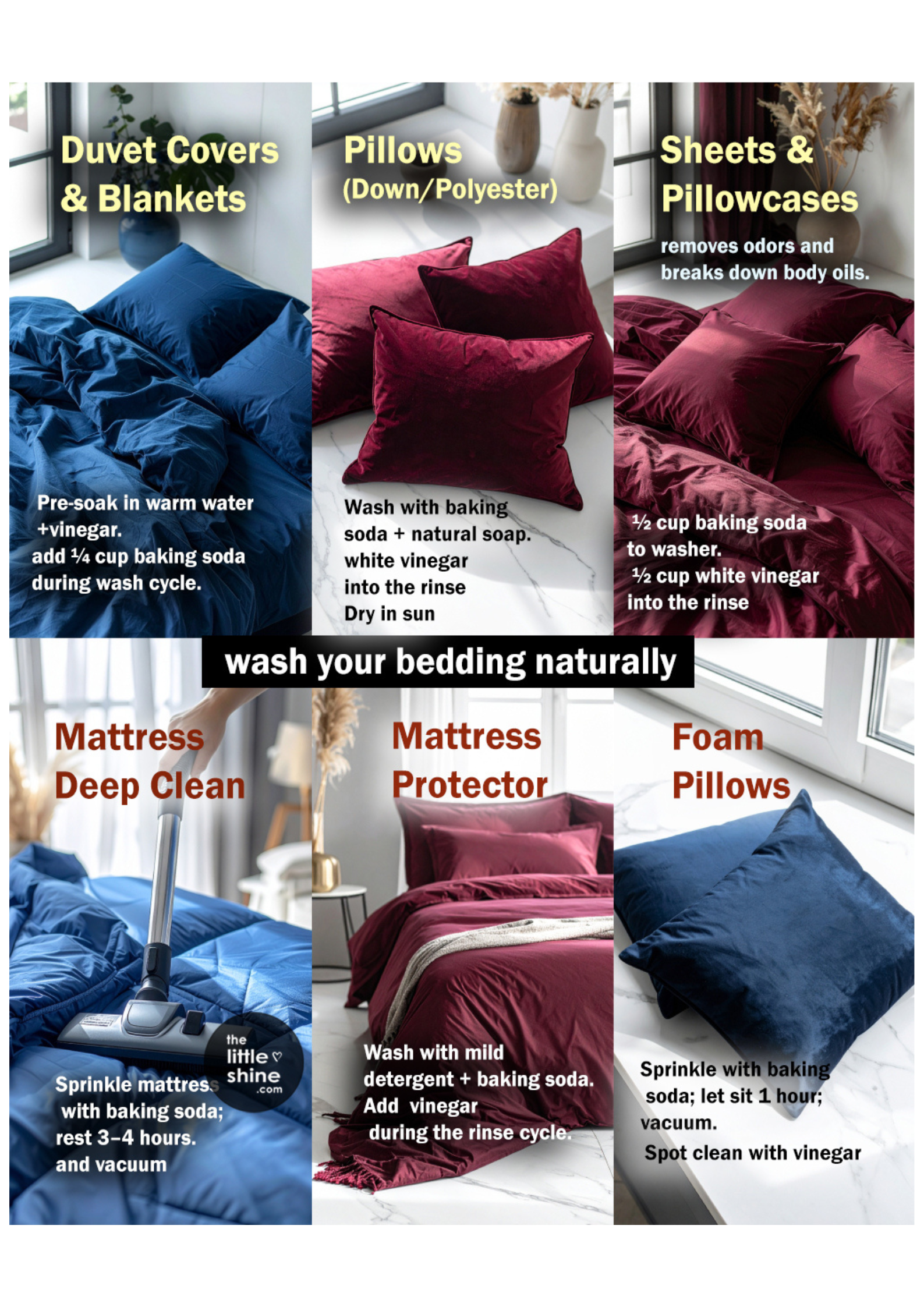 How Often to Clean Your Bedding (And How to Do It Naturally)