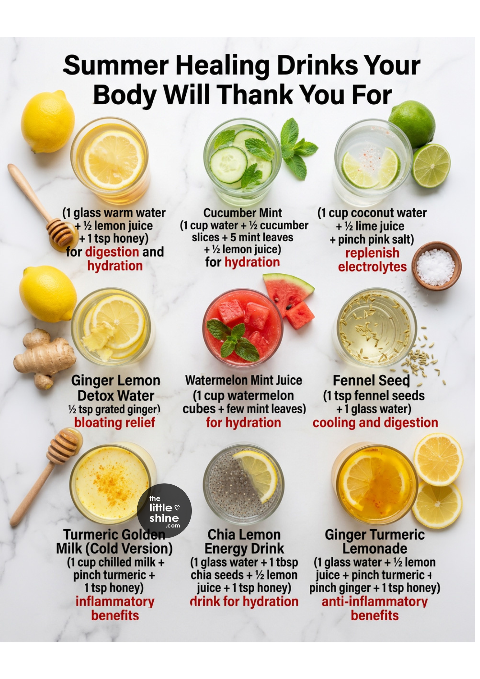 9 Summer Healing Drinks Your Body Will Thank You For