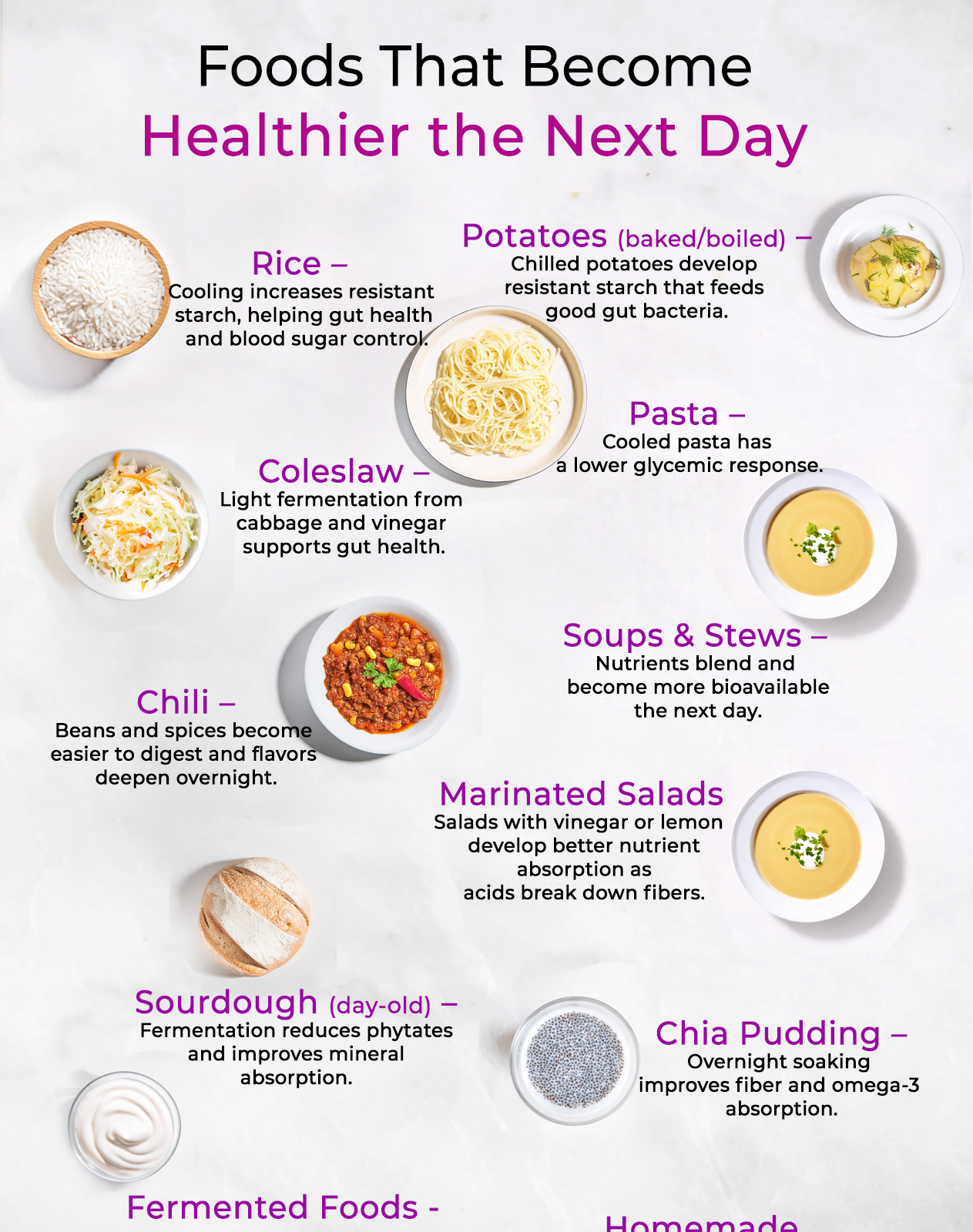 Foods That Become Healthier the Next Day 🥗🍚