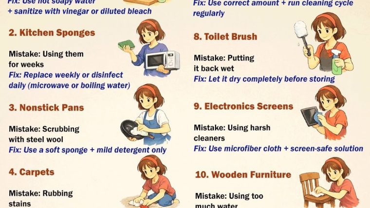 Things You’re Cleaning Wrong (and How to Fix Them)